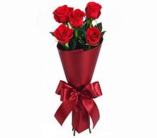Букет 5 Красных роз Эдлесс Лав в Фатеево