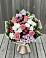 Букет цветов из: Альстромерии, Гвоздики, Розы и Хризантемы в Фатеево