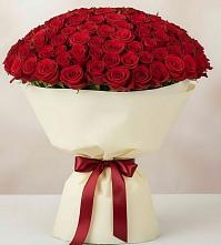 Букет 101 Красная роза Милано в Фатеево