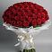 Букет 101 Красная роза Блэк Мэджик в Фатеево