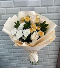 Букет цветов из:  Розы и Хризантемы в Фатеево