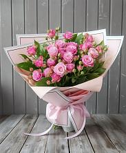 Букет Розовый кустик в Фатеево