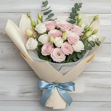 Букет цветов из:  Лизиантусы в Фатеево