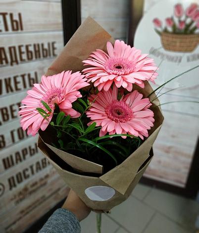 Букет цветов из: Герберы в Фатеево