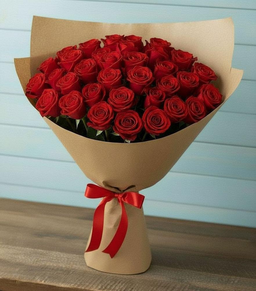 Букет Красные розы Милано в Фатеево