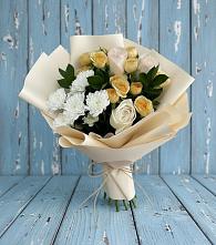 Букет цветов из:  Розы и Хризантемы в Фатеево