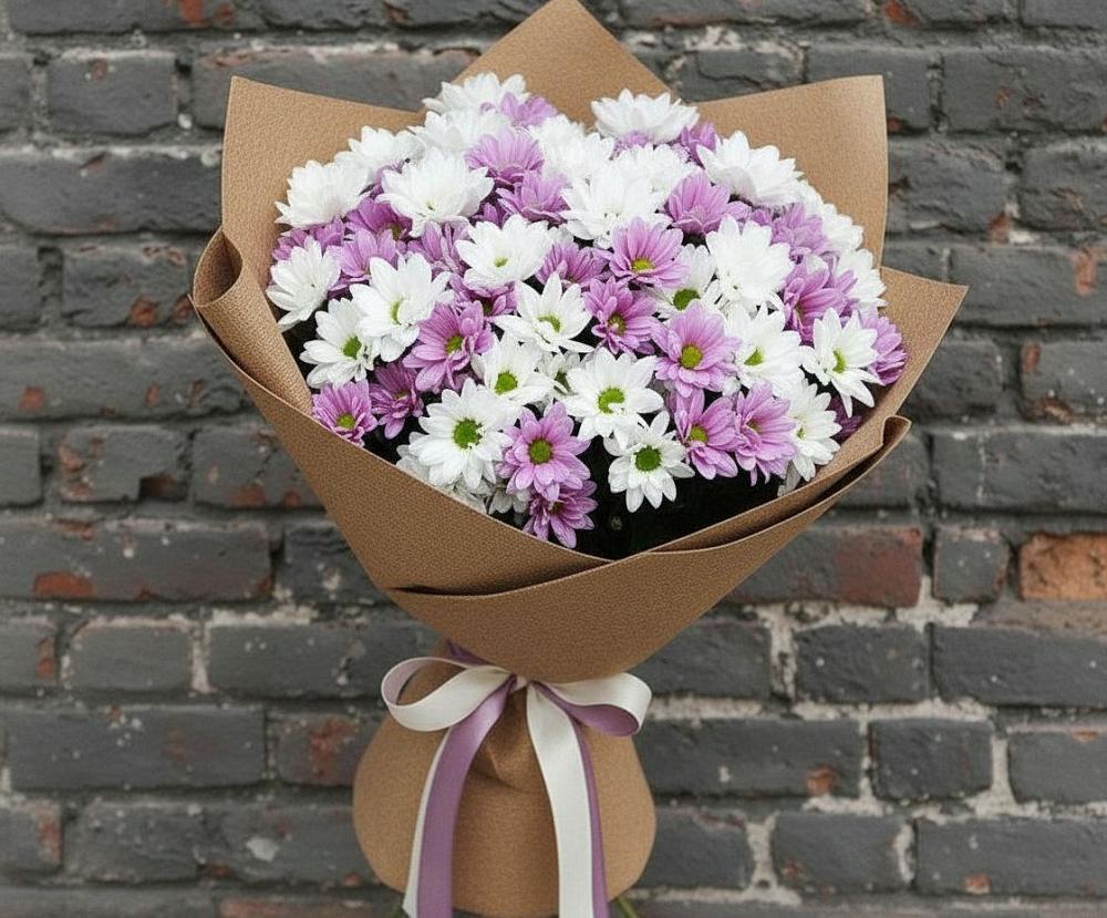 Букет цветов из: Хризантемы в Фатеево