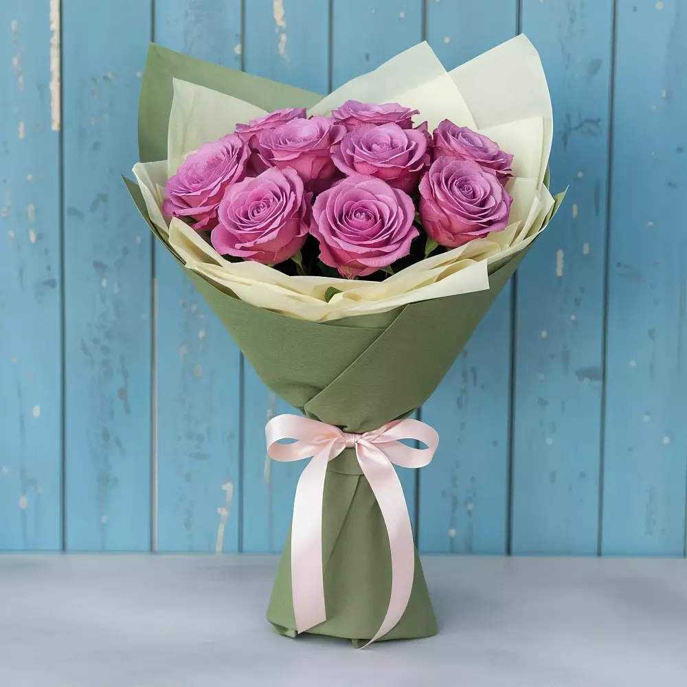 Букет Розы Фёрст Леди в Фатеево