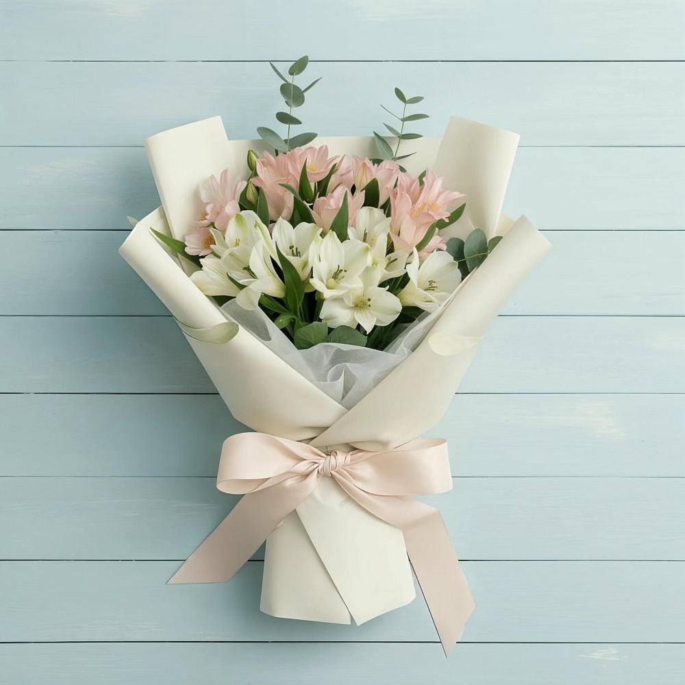 Букет цветов из: Альстромерии в Фатеево