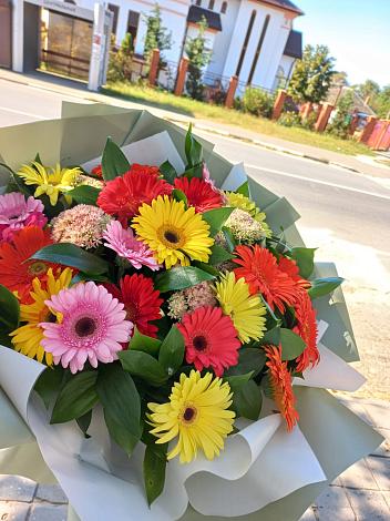 Букет цветов из: Герберы в Фатеево