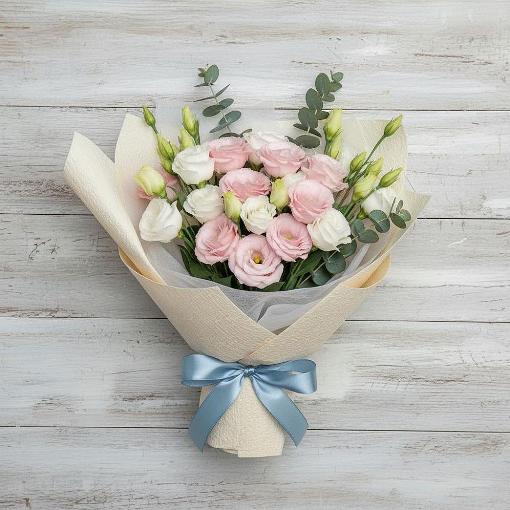 Букет цветов из: Лизиантусы в Фатеево